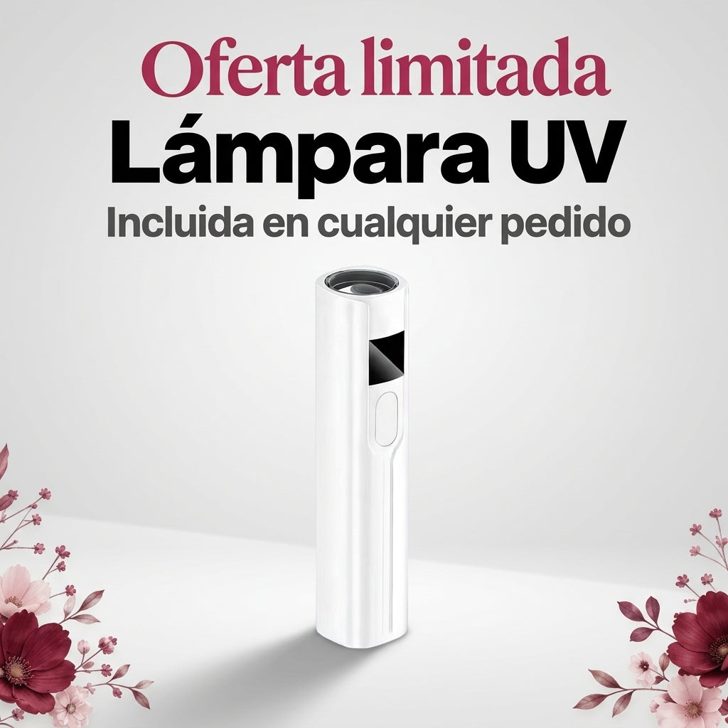 Uñas de gel de salón en casa, en un lápiz